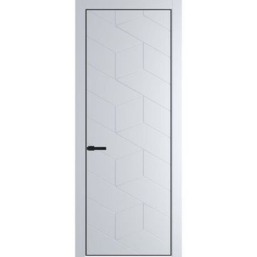 Межкомнатная дверь 9PA вайт глухая