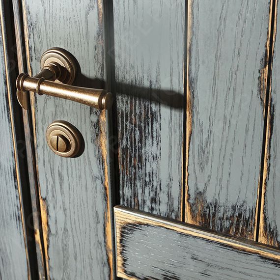 Межкомнатная дверь массив дуба Лофт Палермо глухая