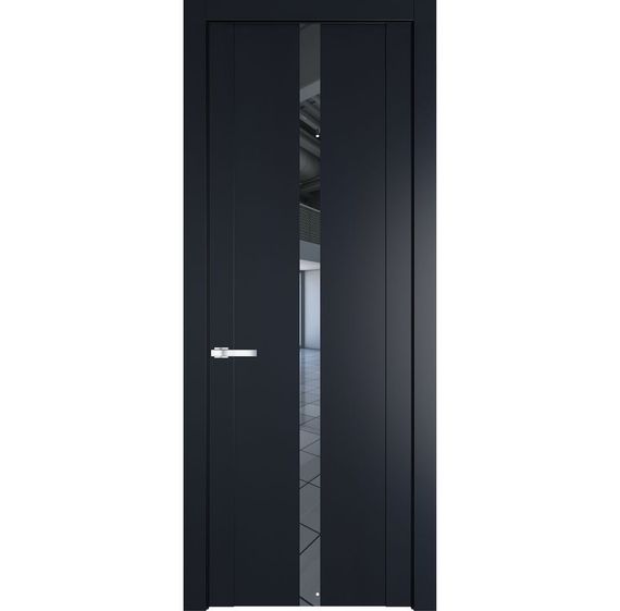 Межкомнатная дверь 1.8P нэви блу остеклённая