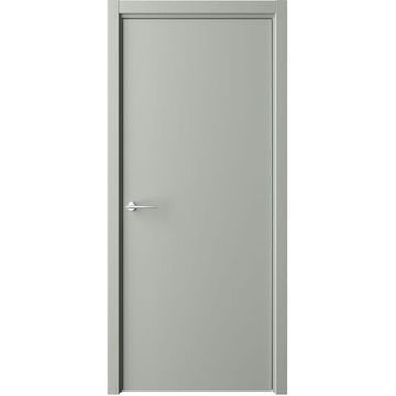 Межкомнатная дверь эмаль Геометрия 1 серая глухая