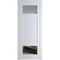 Межкомнатная дверь 1.3.2PM вайт остеклённая
