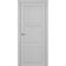 Межкомнатная дверь экошпон Турин 530.111 серый дуб глухая