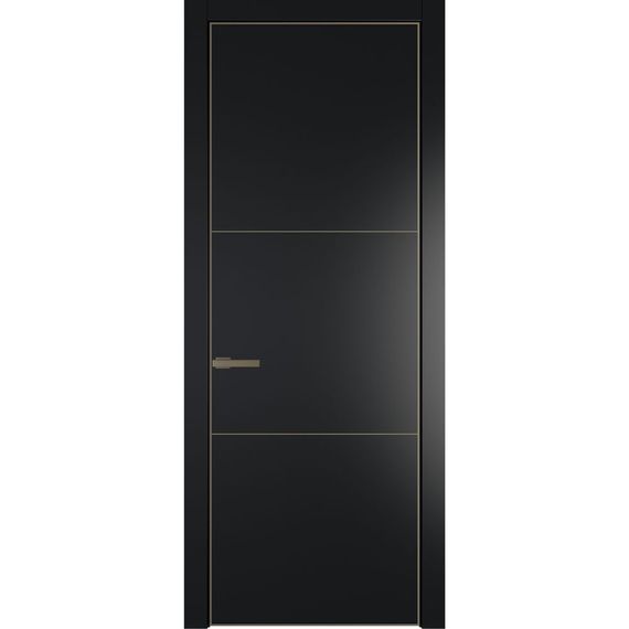 Межкомнатная дверь 13PA блэк глухая