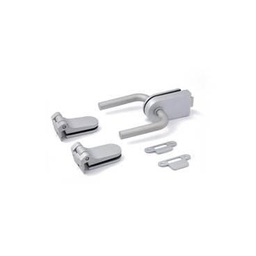 Комплект фурнитуры для стеклянной двери алюминий