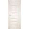 Фото межкомнатной двери экошпон Мариам Техно-741 сандал бежевый стекло сатинат белый
