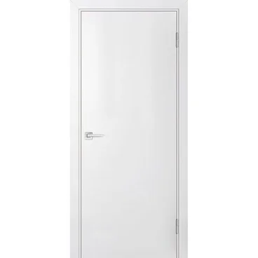 Межкомнатная дверь эмаль Текона Смальта-Лайн 00 белая RAL 9003 глухая