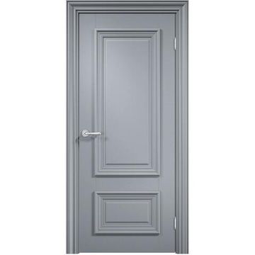 Межкомнатная дверь эмаль Дверцов Беневенто 2 RAL 7047 глухая