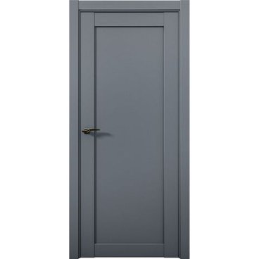 Межкомнатная дверь экошпон Кобальт 20 антрацит глухая