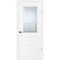 Фото межкомнатной двери экошпон Profilo Porte PSC-39 белая остеклённая
