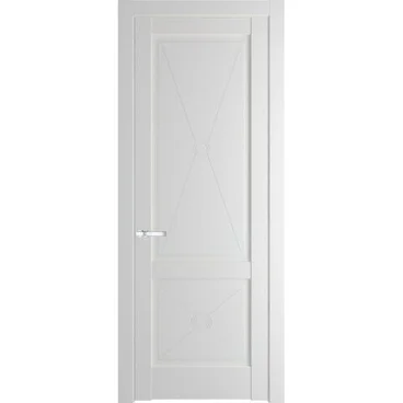 Межкомнатная дверь 1.2.1PM крем вайт глухая