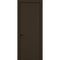 Фото межкомнатной двери керамик MN 1 коричневый глухая