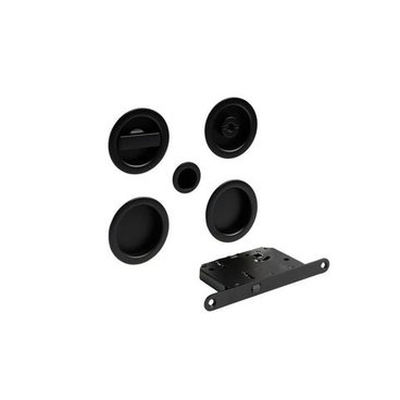 Дверная ручка для раздвижной двери с завёрткой круглая 58 мм