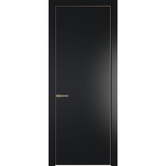 Межкомнатная дверь 1PA блэк глухая