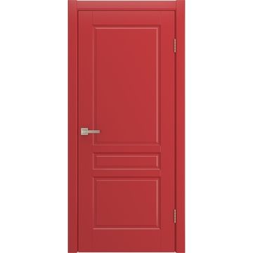 Межкомнатная дверь Бриз красная эмаль RAL 3028 глухая