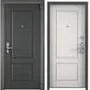 Входная стальная дверь Torex Ultimatum Next NC-1 графит NC-1 милк матовый