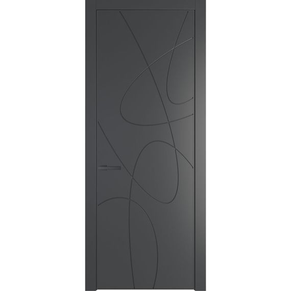 Межкомнатная дверь 6PA графит глухая