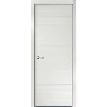 Межкомнатная дверь шпон ID E бьянко глухая