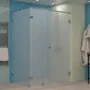 Фото матового душевого ограждения 90-3