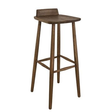 Стул барный Асти цвет терра из массива дуба