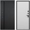 Входная дверь Пиано чёрный кварц панель гладкая манхеттен