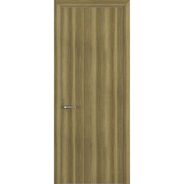 Межкомнатная дверь Квалитет К7 дуб серый с алюминиевой кромкой