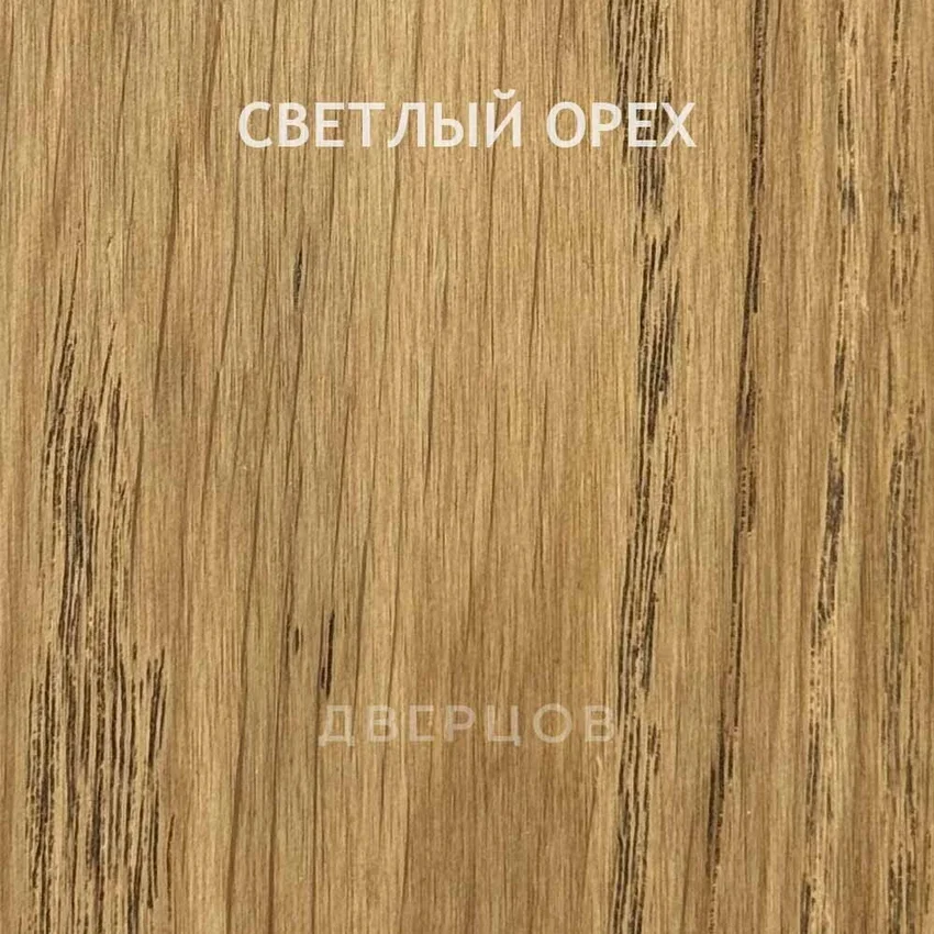 Межкомнатная дверь массив дуба без сучка Дверцов Кастро ПО-15 остеклённая