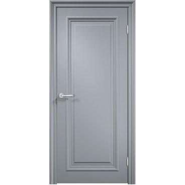 Межкомнатная дверь эмаль Дверцов Брессо 1 RAL 7047 глухая