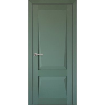 Межкомнатная дверь экошпон Perfecto 101 barhat green глухая