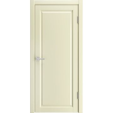 Межкомнатная дверь экошпон Эмалит 1 слоновая кость глухая