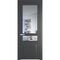 Межкомнатная дверь 1.5.4PD графит остеклённая