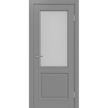 Межкомнатная дверь Тоскана багет 602.21 серый со стеклом