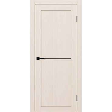 Межкомнатная дверь экошпон Турин 502АПП.11 ясень перламутровый с молдингом