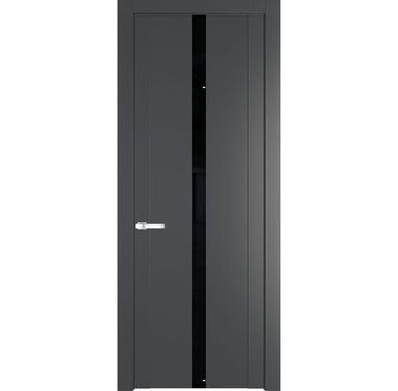 Межкомнатная дверь 1.8P графит остеклённая