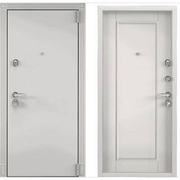 Входная дверь Super Omega 100 колоре бьянко SO-UC-4 СТ милк матовый