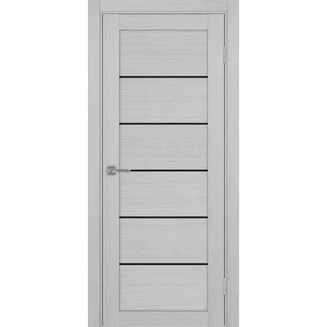 Межкомнатная дверь экошпон Турин 501АПП.1 серый дуб с молдингом