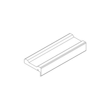 Наличник дверной П-образный телескопический Ofram 90х18х2150 мм