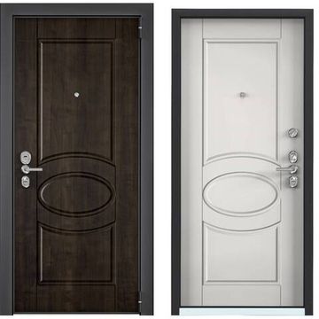 Входная дверь Ultimatum Next NC-3 дуб морёный NC-3 милк матовый