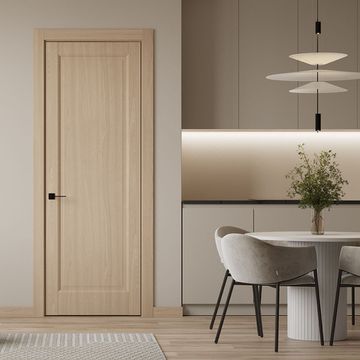 Межкомнатная дверь керамик SC 1 дуб натуральный глухая