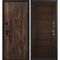 Входная дверь Лофт-1 дуб коньяк патина панель сборная венге
