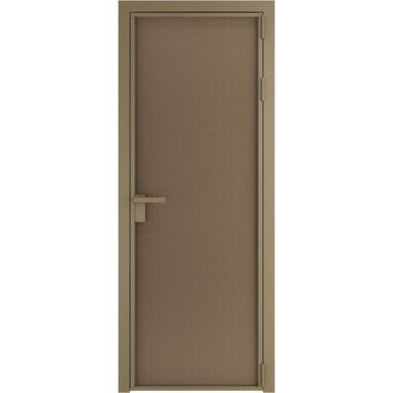 Алюминиевая межкомнатная дверь 1AP шампань перламутр бронза элегант