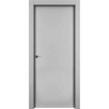 Межкомнатная дверь эмаль 1001 серая глухая