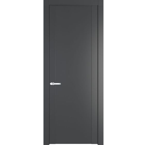 Фото межкомнатная дверь эмаль Profil Doors 1.1P графит глухая