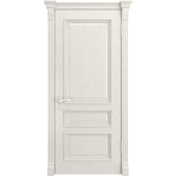 Межкомнатная дверь шпон Luxor Гера 2 дуб ral 9010 глухая