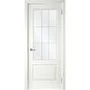 Межкомнатная дверь эмаль Левел-2 белая со стеклом