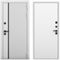 Входная дверь Пиано белый матовый панель гладкая