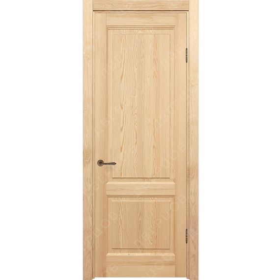 Фото межкомнатной двери массив сосны Ливорно под покраску глухая
