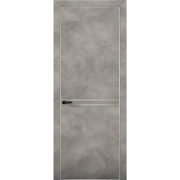Межкомнатная дверь Плутоний 9 бетон лофт глухая