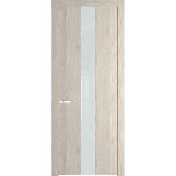 Межкомнатная дверь 1.9N каштан светлый остеклённая