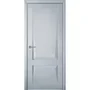 Фото межкомнатной двери экошпон Uberture Perfecto 101 barhat light grey без стекла