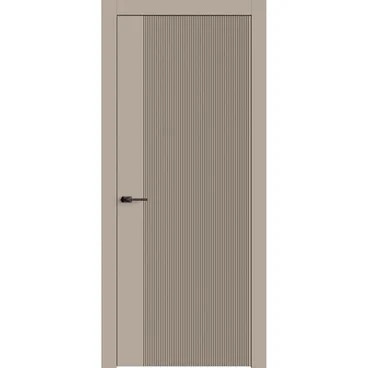 Межкомнатная дверь эмаль Ofram Линнея 2 капучино глухая